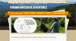 Desktop Screenshot of panamahorseback.com