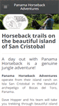 Mobile Screenshot of panamahorseback.com